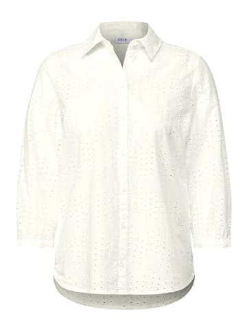Cecil Langarmbluse in vanilla white