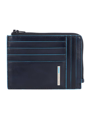 Piquadro Blue Square Kreditkartenetui RFID Leder 12 cm in night blue