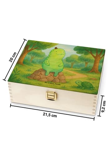 Mr. & Mrs. Panda Teebox Schildkröte Pause Design ohne Spruch in Weiß