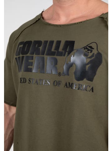 Gorilla Wear T-shirt - Classic Workout Top - Dunkelgrün