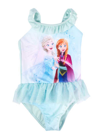 United Labels Disney Die Eiskönigin Badeanzug mit Rüschen Elsa Anna Frozen in blau