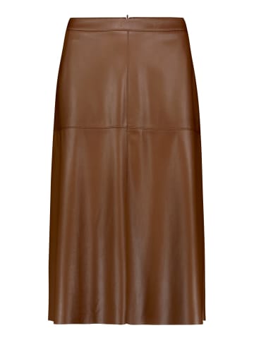 Betty Barclay A-Linien-Rock unifarben in Dark Coffee