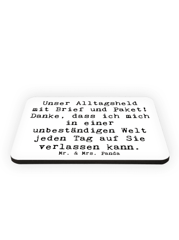 Mr. & Mrs. Panda magnet Spruch Briefe & Pakete mit Spruch in Weiß