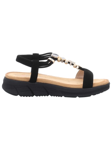 Artiker Keilsandalette in schwarz