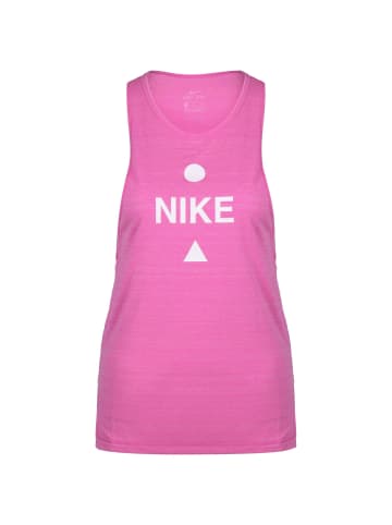 Nike Performance Lauftop Icon Clash Better in pink / weiß