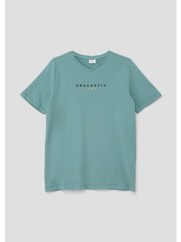 s.Oliver T-Shirt kurzarm in Petrol