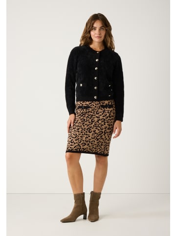 More & More figurbetonter, kurzer Schlupfrock in leo jacquard