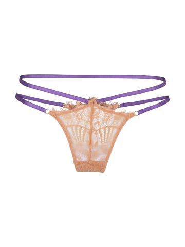 Linga Dore String in Purple magic/caramel