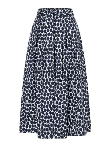 More & More Baumwollrock mit Tupfenprint in big art dot print