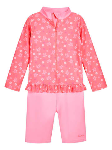 Playshoes UV-Schutz Einteiler 1/1 Arm Hawaii in koralle