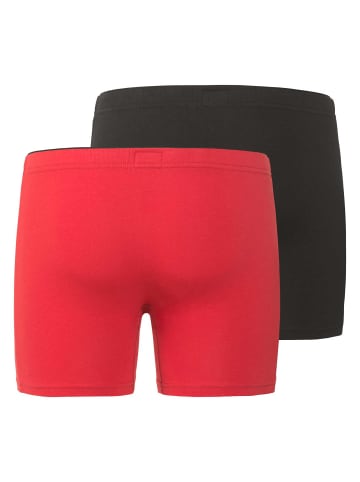 Götzburg Boxershort 2er Pack in Rot/Schwarz