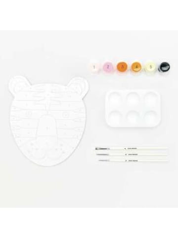 Rico Design Nonbook - Malen nach Zahlen Set, Tiger, FSC 100%