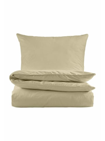 Hessnatur Perkal Bettwäsche-Set in pastelloliv