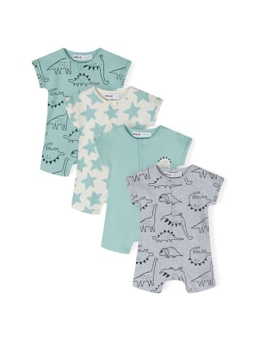 Minoti 4er. Set: Strampler 24babypack4 in mint