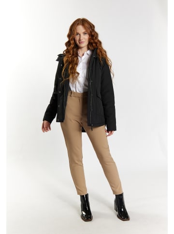 DreiMaster Damen Arctic Winterjacke in Schwarz