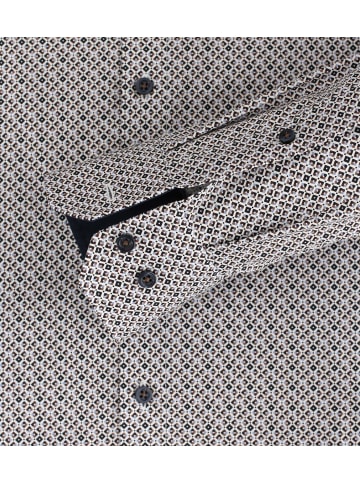 Venti Langarm Business Hemd für Herren in braun