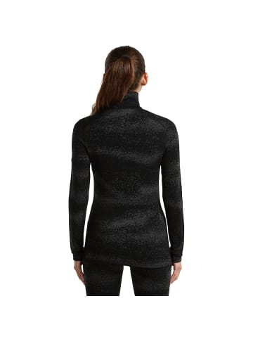 icebreaker Unterhemd Women M 260 Tech Vertex LS HZ Chill in Schwarz01103