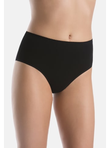Teyli 5er Pack: Hohe Taille Baumwollslip Classico in schwarz