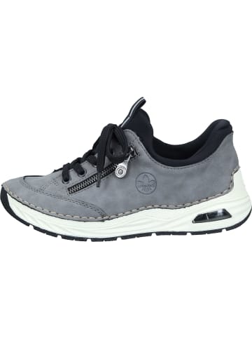 rieker Slipper in stein/schwarz