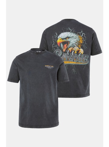 JP1880 Kurzarm T-Shirt in schwarz