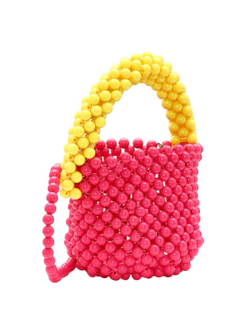myMo at night Damen Handtasche in Pink Gelb Mehrfarbig