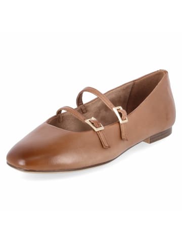 Tamaris Spangenballerinas in braun