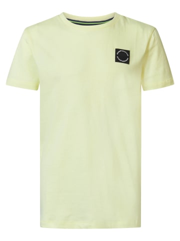 Petrol Industries T-Shirt mit Logo Sunkissed in Gelb