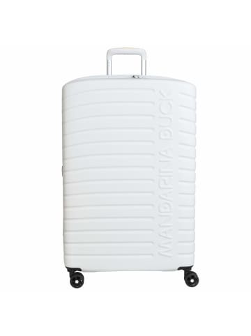 Mandarina Duck Flyduck - 4-Rollen-Trolley 75 cm erw. (blanc) in blanc