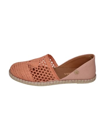 Verbenas Espadrilles CARMEN CROCHET LINO PARIS in orange