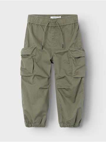 name it Chino Jogger Pants Cargo Hose mit Gummizug NMMBEN in Olive