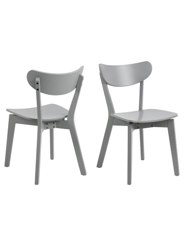 ebuy24 Esszimmerstuhl Roxby Grau 2er Set