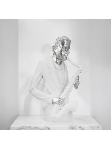 GILDE Figur Musician weiß - (H) 31,5 cm