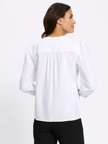 WITT WEIDEN Baumwoll-Bluse in ecru
