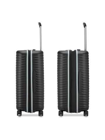 MODO by roncato Vega 4 Rollen Trolley 68 cm mit Dehnfalte in black