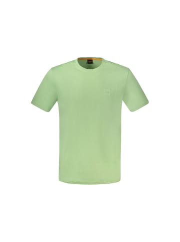 Hugo Boss Grün Herren T-Shirt aus Baumwolle