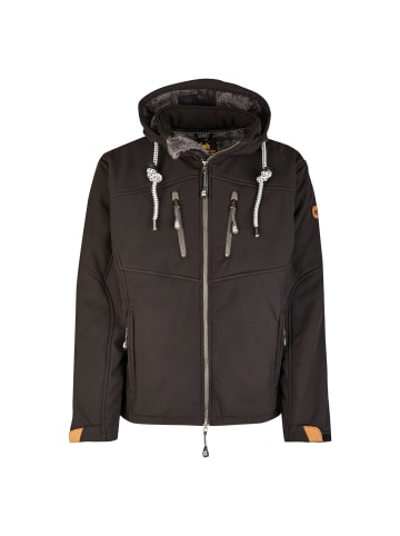 mh michael heinen Softshelljacke gefüttert in schwarz