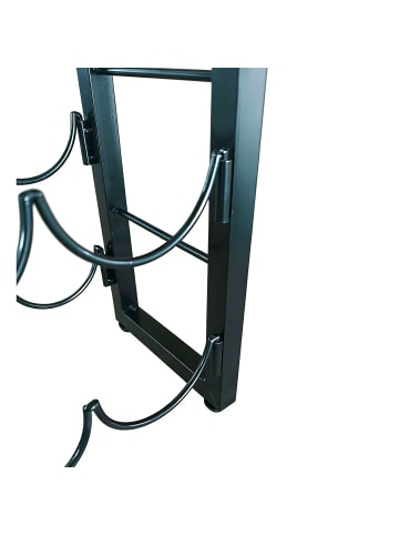 relaxdays Weinregal in Schwarz - (B)35 x (H)36 x (T)17 cm