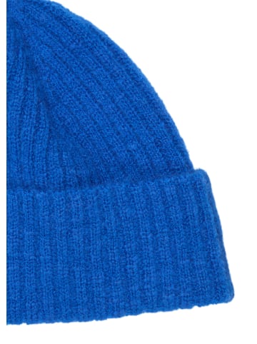 Marc O'Polo DENIM Bouclé-Strickmütze in Pale Cobalt