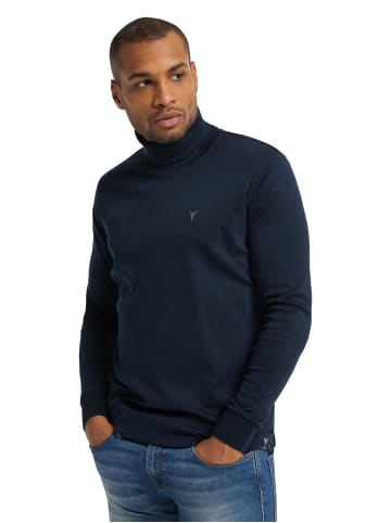 Carlo Colucci Langarmshirt Camaldo in Navy