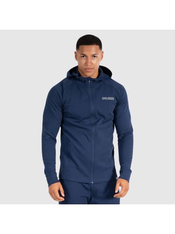 SMILODOX Zip Hoodie Maison in Dunkelblau