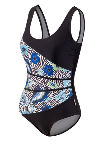 BECO the world of aquasports Badeanzug BECO-Lady-Collection Classic Swimsuit in schwarz-bunt