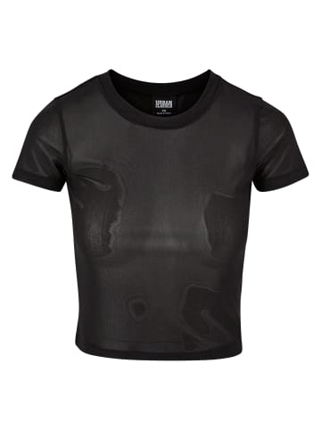 Urban Classics Mesh-T-Shirts in black