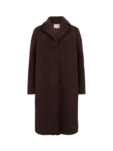 soyaconcept SC-MUKITE 2 Teddyjacke mit Reverskragen in Chocolate Plum