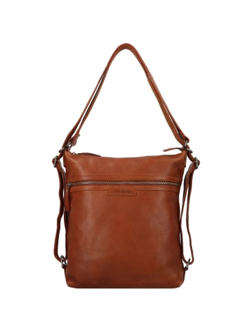 Greenburry Schultertasche Leder 29,5 cm cognac