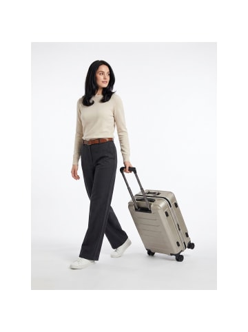 Stratic Phoenix 4 Rollen Kabinentrolley S 55 cm mit Dehnfalte champagne