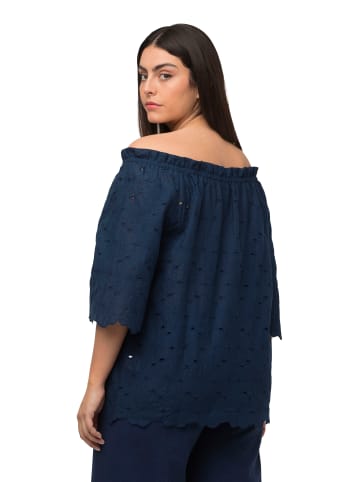 Ulla Popken Tunika in stahlblau