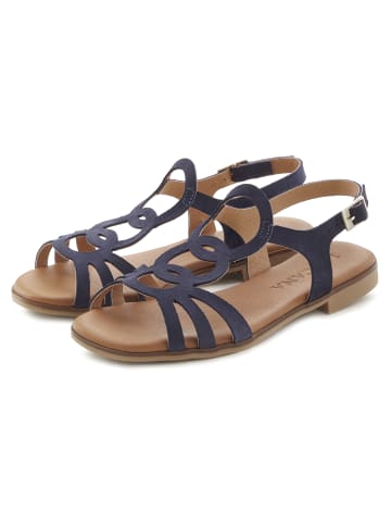 LASCANA Sandale in blau