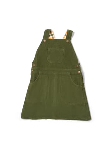 Little Green Radicals Bio-Wende-Schürzenkleid in Grün