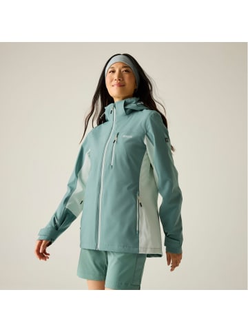 Regatta Wanderjacke Bosfield mit Kapuze und Wasserdicht in Grün