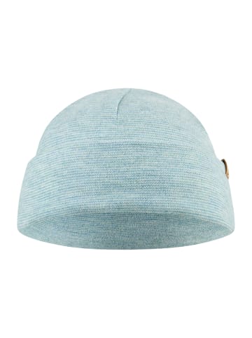 Sterntaler Beanie feine Streifen in blaugrau